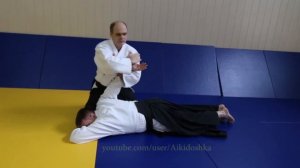 2016 Техника айкидо: Никё ура.