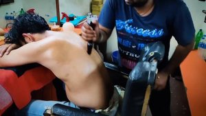 Reki Master's Tok Sen Head Massage and Loud Neck Cracking | Indian Massage