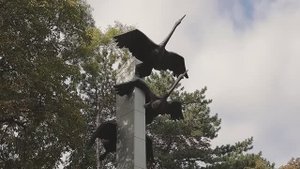 Мемориальный комплекс "Журавли" в Кисловодске.