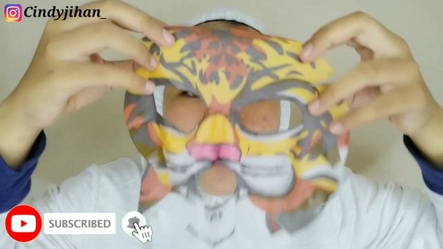 REVIEW ANIMAL FACE MASK!! MASKER HANASUI ANIMAL!!
