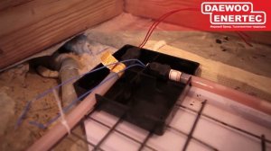 Монтаж теплого пола XL PIPE для отопления бани