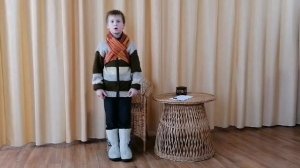 Петров Михаил, 6-7 лет. Стихотворение С. Сухонина "Ленинградец"