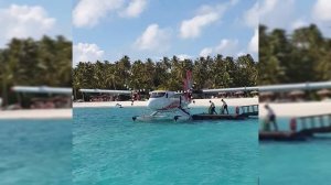 Трансфер на гидросамолете. Мальдивы 2024. Seaplane transfer. Maldives 2024.