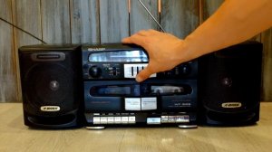 Кассетная магнитола Sharp WF-929Z(BK)