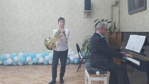 Гаврилин Анатолий 13 лет (валторна) И.С. Бах - Ария, В.А. Моцарт - Песня пастушка