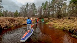 20 км по Нерской на SUP от озера до Хотеичей 17112024