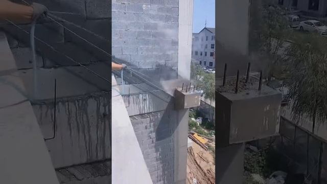 Резка бетона с помощью канатной алмазной резки
