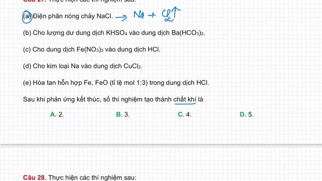 1000 CÂU HỎI LÝ THUYẾT HOÁ VÔ CƠ | BUỔI 3 смотреть онлайн