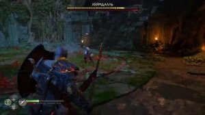 Прохождение игры God of War Ragnarok #45 Бой с Хейндалем (часть 2) (без комментариев)
