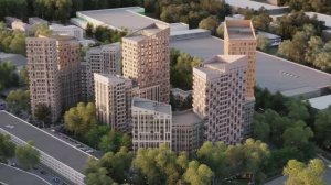 3D видео ЖК Зарядье. Видеоролик жилого комплекса для сайта и рекламы