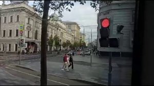 Экскурсия с девочками по Москве. Возле дома Андрея Миронова