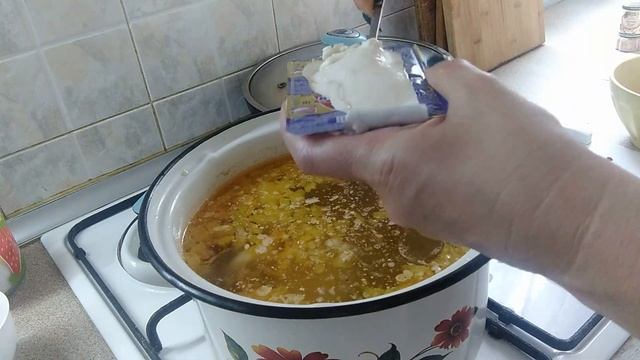 СЛИВОЧНЫЙ СУП С ГОРОШКОМ ❤ НУ ОЧЕНЬ ВКУСНЫЙ ❤ смотреть онлайн