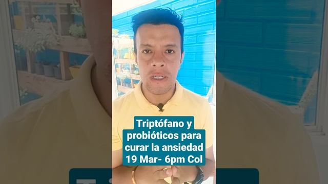 triptofano y probióticos para curar la ansiedad