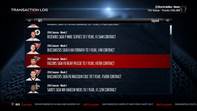 [PS4] Madden 16: Titans Connected Franchise - Week 5 News [HD 1080P] смотреть онлайн