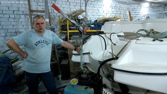 Кривая установка мотора катера