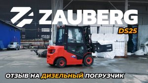 ДИЗЕЛЬНЫЙ ПОГРУЗЧИК ZAUBERG DS25 | ЧЕСТНЫЙ ОТЗЫВ | ОДИНЦОВО