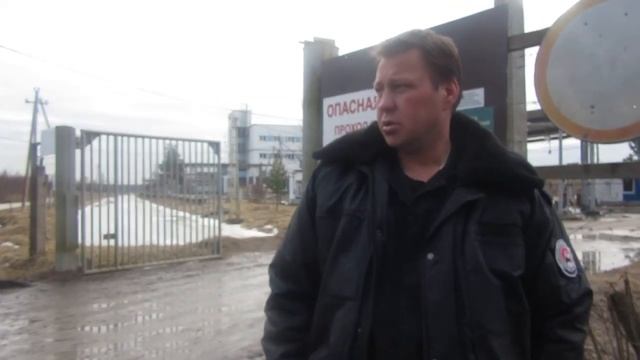 Полигон "Красный Бор" - охрана о прорыве дамбы - 13.03.2016 смотреть онлайн