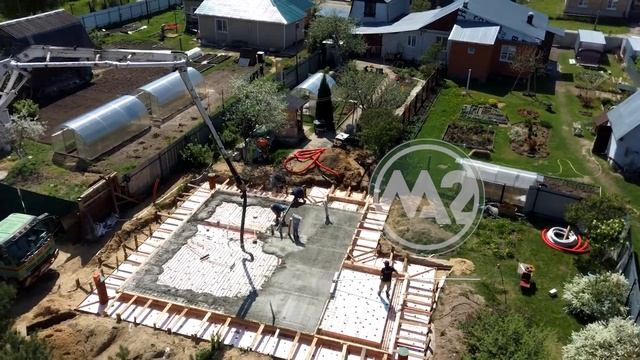 заливка ушп на объекте в Саввостьяново