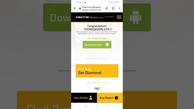 Как скачать и установить Free Fire advance