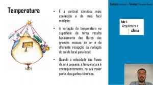 Arquitetura e Clima: Variáveis Climáticas - Conforto Térmico - Arquitetura UFSC