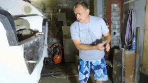 Ремонт каютного катера Тритон 540