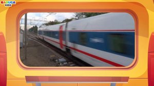 Учим цвета и поезда для детей. Железнодорожный транспорт для детей. Развивающее видео