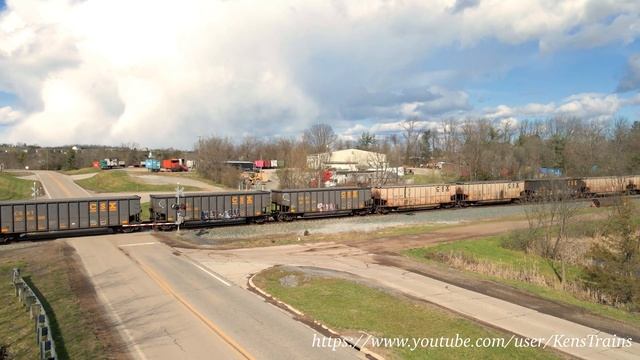 CSXT Train E207-25, led by CSX 1776 "Spirit Of Our Armed Forces", at Fishersville and Staunton, VA смотреть онлайн
