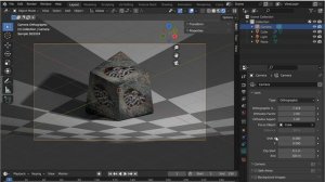 Обратная перспектива. Reverse perspective camera patch for blender/cycles.