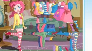 обзор игры " одень девушек эквестрии " - Рэрити серая мышь, весёлая Пинки-Пай, и полуголая Эплджек