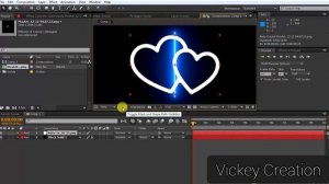 NEON Glowing Heart Shape | Reveal In After Effects | TUTORIAL | How To Make | Shape Design | Light