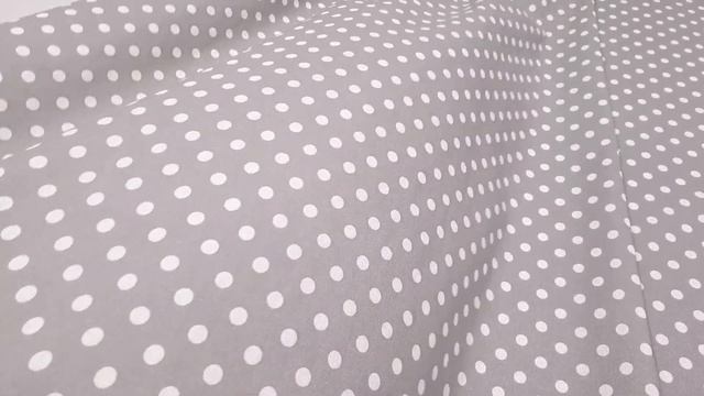 Ткань Рогожка 150 см рис Крупный горох серый рис 3009839 смотреть онлайн