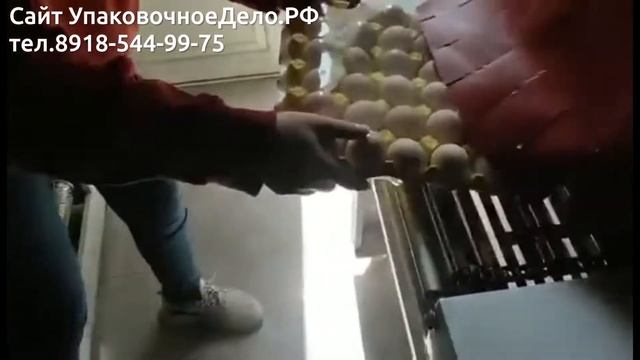Упаковка куриных яиц #ТермоусадочныйУпаковщик #Автоматический