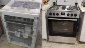 Распаковка, установка ,короткий обзор газовой плиты Gorenje GGI6C21XA 60 см