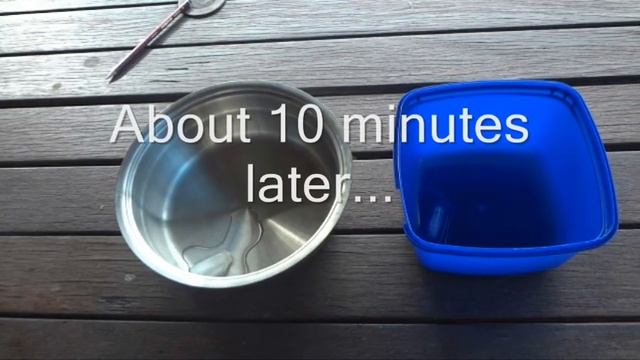 Melting Ice in Metal or Plastic - Does the Ice Melt Faster? - Simple Science Experiment