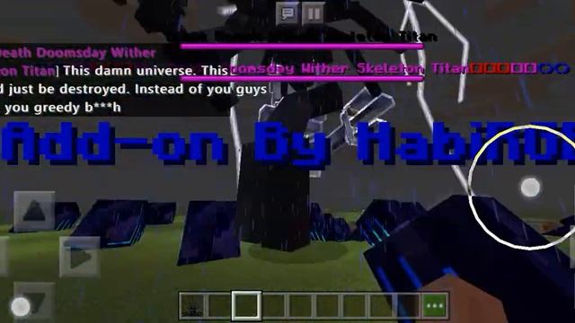 black demon wither skeleton titan vs the Death Doomsday wither skeleton titan Minecraft titan fight смотреть онлайн