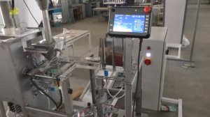 Автомат для фасовки в Дой Пак крахмала объемный шнековый дозатор