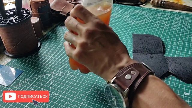 Кардхолдер своими руками. Натуральная кожа. Ручная работа.#лучший_кожаный_кошелёк #leathercraft смотреть онлайн