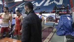 Взвешивание борцов,чемпионат СКФО Хасавюрт 2020 год.