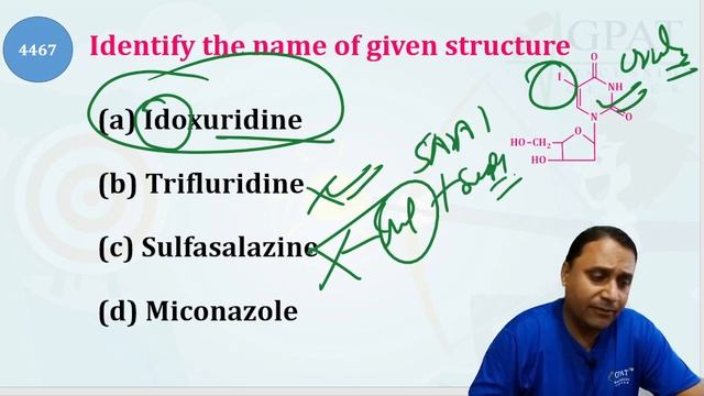 PHARMACIST EXAM MARATHON CLASS -100 | P' Chem (4451-4500) Antitubercular & Antiviral agents