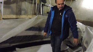 Ремонт днища катера Bayliner 1700 продолжение.