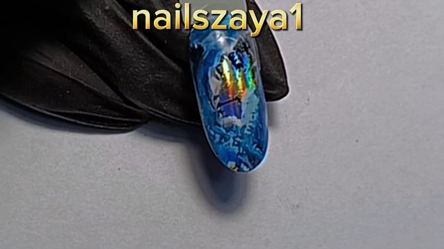 magic frozen water texture ✨💅mk nail design