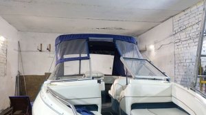 Универсальный ходовой тент -трансформер на катер Bayliner 1950
