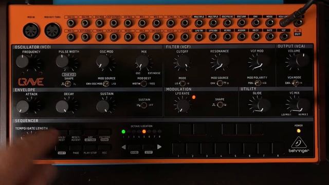 Behringer Crave Tutorial #4 - Envelope (amp)
