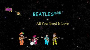 BEATLES | All You Need Is Love | midi 3.