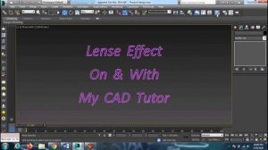 3Ds Max Glow Effect : Vray Lens Effect Tutorial