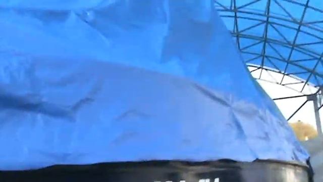 БОЛЬШОМУ катеру - БОЛЬШОЙ тент. Тент для транспортировки и хранения катера из морозостойкой ПВХ 300г