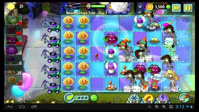 Зомби против растений 2 прохождение - Neon Mixtape Tour - День 7 смотреть онлайн