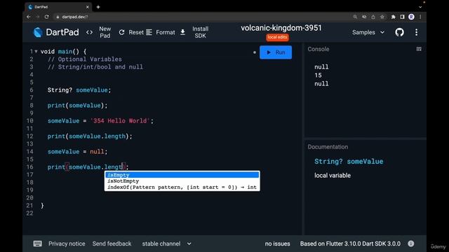 7. Optional Nullable Variables