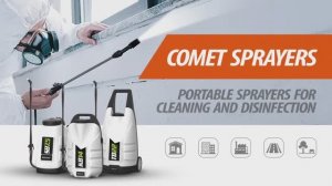 Аккумуляторные опрыскиватели Comet