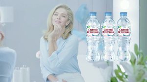 Реклама Святой источник - Вера Брежнева (3 бутылочки)